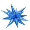 Синя балонена звездичка за парти ефекти и декорации.