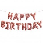 Фолиев надпис Happy Birthday в различни цветове