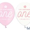 1. Целеви балони за първи рожден ден, подходящи за детски партита и празненства, с ярки цветове и тематичен дизайн.