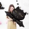 летящо балон с форма на черна котка, Детско парти, украса за рожден ден, Party Deluxe Bulgaria, тематично парти оформление, въздушни балони за забавление, празнична декорация, празнична атмосфера.