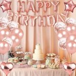 Комплект от балони за рожден ден Happy Birthday в пет цвята