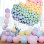 Латексов балон макарон в цвят бледо розово 25см и 30см