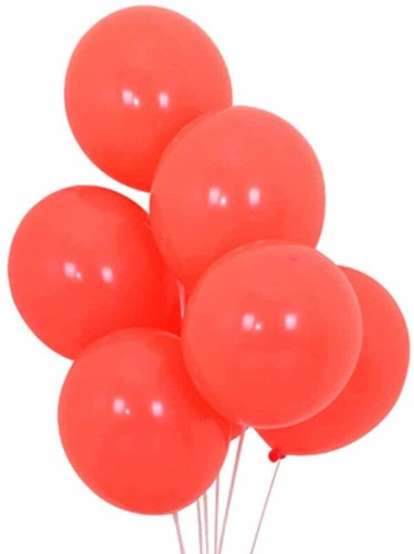 Топки за балони, червени балони за парти, украса за рожден ден и събития, Party Deluxe.