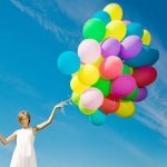 Латексови балони с хелий 25 см