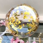 Прозрачни балони с пълнеж от конфети в различни цветове