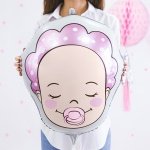 Фолиев балон бебенце момиче с хелий