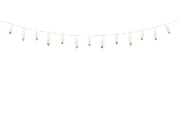 Реже за украса за партита с LED светлини, бяла гирлянда с топки, празничен декор за тържества и специални събития, светещи светлини за интериор и екстериор.