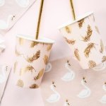 Красиви парти чашки LOVELY SWAN