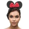 Займ възглавница Minnie Mouse шапка за парти, аксесоар за детски и тематични събития, весели карнавални костюми за рожден ден, креативни подаръци за деца и възрастни.