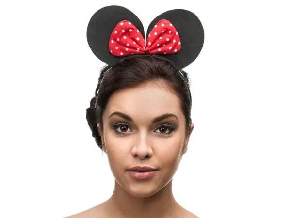 Займ възглавница Minnie Mouse шапка за парти, аксесоар за детски и тематични събития, весели карнавални костюми за рожден ден, креативни подаръци за деца и възрастни.
