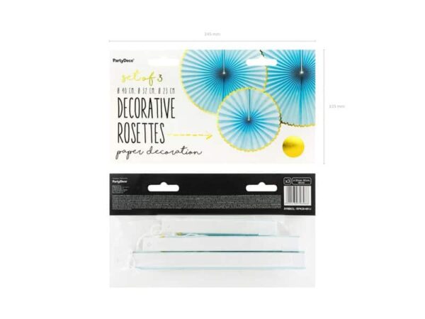 Цветни декоративни хартиени розети за празнична украса, създават весел и елегантен ефект за парти и събития. Подходящи за есенни, зимни и тематични празници. Лесно се монтират и добавят стил към всяка украса.