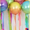 Въздушни балони с дъга цветове за парти и украса за рожден ден, весели и ярки, с сватбени и тематични декорации, подходящи за всяко събитие.