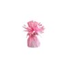 Pink party favor gift bag with pink tissue paper for celebrations and events.
