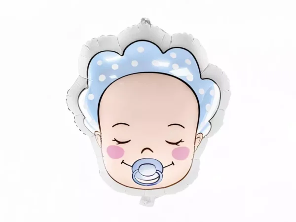 Щуркащ балон с изображение на бебешки ритул, подходящ за рождени дни и бебешки партита, декорация за детски празници, забавни въздушни балони за декорация на детски събития.