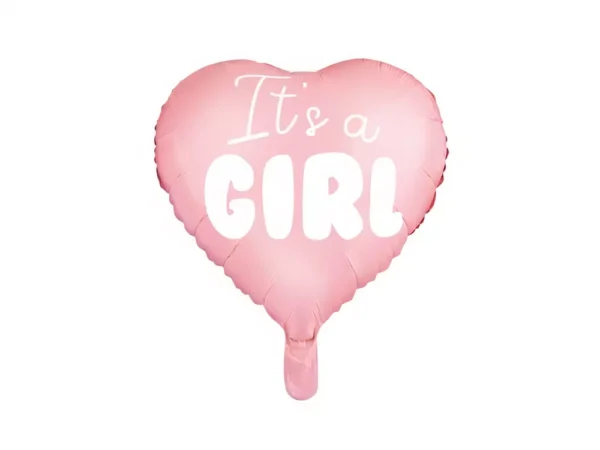 Реалната пликална блазорност с надпис "It's a Girl", розова фигурален балон за бебешка радост и празненства.