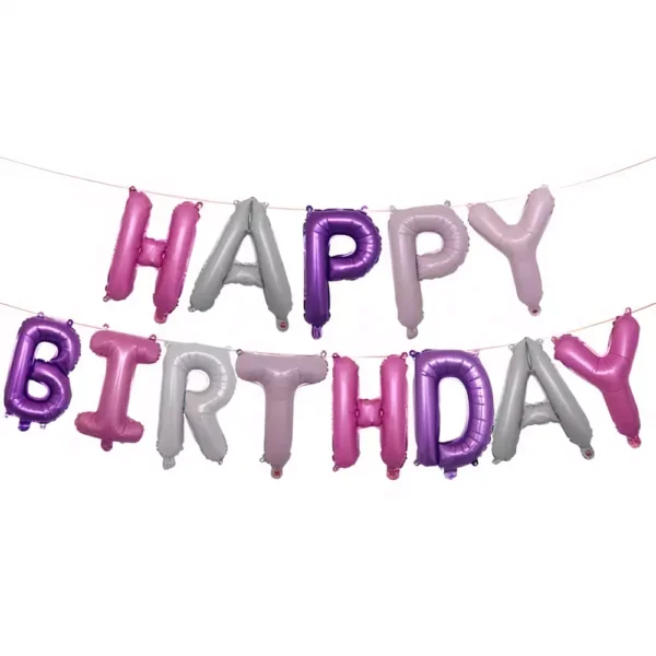 HAPPY BIRTHDAY балони за парти украса за рожден ден, тема на рождения ден, празнична декорация, Balloon Decorations, Party Supplies, Party Deluxe България.