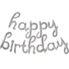 Happy birthday надписване с балони за празнична украса.