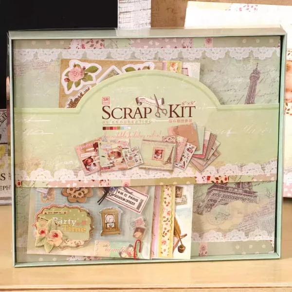 Scrapbook комплект за цветни проекти, персонализирани албуми и декорации за парти, творчески материали за хобита, изключително празнично настроение, Party Deluxe Bulgaria.