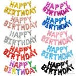 Фолиев надпис Happy Birthday в различни цветове