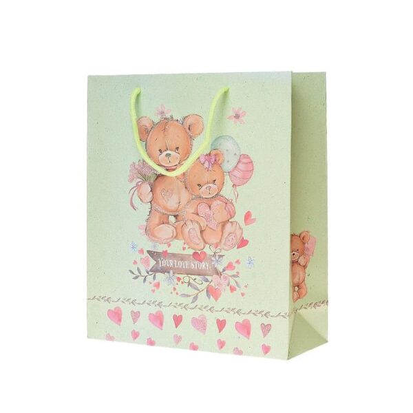 мечета за подарък с мечета и сърца, подходяща за рожден ден или специален повод, от Party Deluxe.