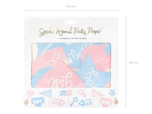 розови и сини балони с текст "ФЕМИЛИ" за рожден ден, Party Deluxe, украса за парти, тематични елементи за партита, декорации за специални събития, детски партита, елементи за момчета и момичета.