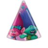 капа за рожден ден с героите от Тролчета, цветна и забавна, перука за парти, детска забава, декорация за торта, Party Deluxe, тематично парти, аксесоари за детски празници.
