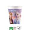 Хартиена чаша с героините от Frozen II, подходяща за детски партита и тематични събития.