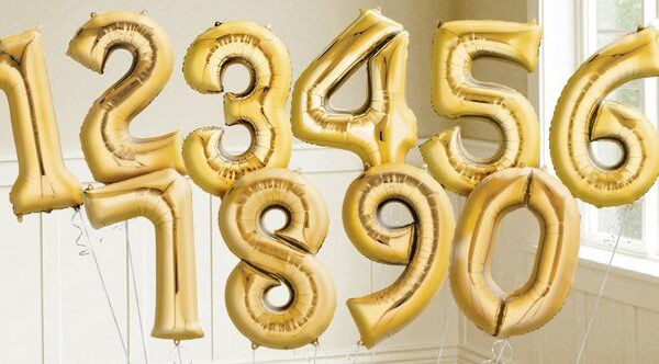 Цифри с хелий