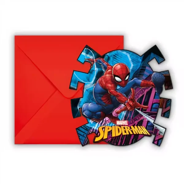 Целофан с Marvel Spider-Man тематична украса за детско парти, забавни и цветни декорации, подходящи за рожден ден и тематични събития.