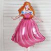 Принцеса Анабела балон с фигура от фолио за тематични партита, подходящ за детски рождени дни и празници. Висока и впечатляваща декорация за веселие и забави.