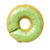 Цветен балон във форма на Donut със зелена глазура и цветни пръчици, подходящ за парти украса и тематични събития.