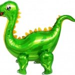 Фолиев балон Динозавър Stegosaurus в три цвята