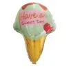 Олекотена балон с надпис "Have a sweet day" и изображение малини, част от празничен асортимент за рожден ден или събитие.