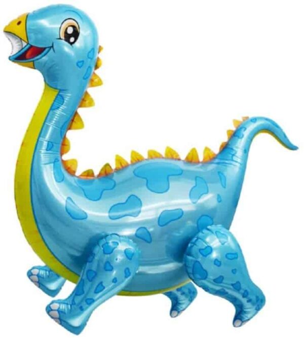 Балон с форма на динозавър за детска парти украса, безопасен и ярък, перфектен за тематична партия или събитие. Луксозен и забавен детски балон за специални поводи.