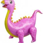 Фолиев балон Динозавър Stegosaurus в три цвята