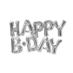 Златен Фолиев Надпис HAPPY B DAY
