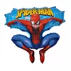 Цветна фигурата на Spiderman във въздушна балон форма, подходяща за детски празници и тематични събития.