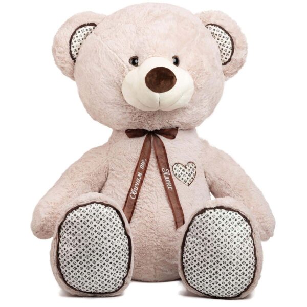 играчка мечка за подарък, голям плюшен малък, мек и уютен детски плюшен подарък за празник, подходящ за деца и възрастни, за рожден ден или специален повод, уютна декорация за стая, подарък за любителите на плюшени мечки.