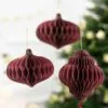 Модерни хартиени коледни Decorations за празничен огън, подходящи за коледна украса и празнични събития, създават уютна атмосфера.