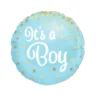 Празнична балон с надпис "It's a Boy" за бебешки рождения ден, украса за парти, въздушен балон за новородено, синибалони, тематични празнични аксесоари.