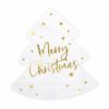 Лист хартия за рожденденски украси с надпис "Весела Коледа" и звезди, подходящ за празнични събития и тематични декорации за коледната ви празнична атмосфера.