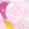 жени балони за парти, розови, бели и жълти, празнична украса за рожден ден, балони за декорация, Party Deluxe.