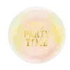 готови за парти празнична въздушна балон с надпис "It's Party Time" за украса и забавление.