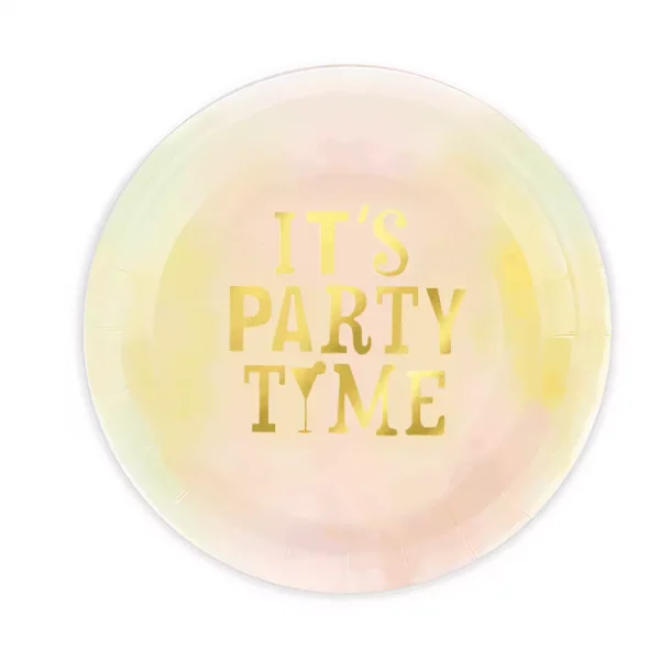 готови за парти празнична въздушна балон с надпис "It's Party Time" за украса и забавление.
