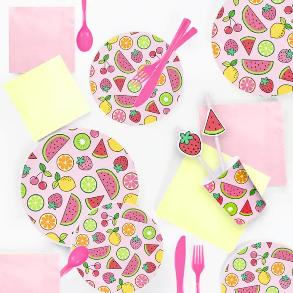 Организиране на детски рожден ден, тематична украса, прибори за храна с плодове, платформи за празнуване, Party Deluxe.