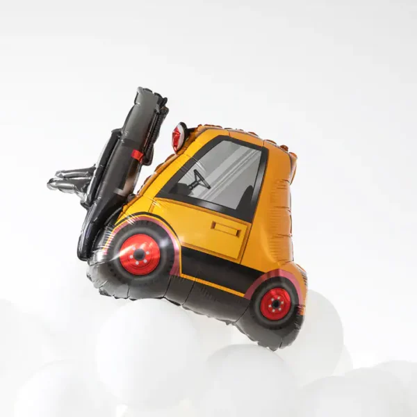 Автоматична въздушна парти балон във формата на детска техника, подходящ за тематични парти, детски дни и специални събития на открито и закрито.