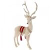 Лодка с елен с рога и коледна украса, перфектна за Коледни празници и тематични събития.