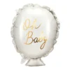 Овален балон "Oh Baby" за бебешки парти и украса.