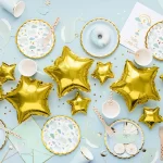 Луксозна картичка с надпис Hello Baby и подарък за момченце