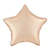 Златен балон във форма на звезда, подходящ за празненства и декорации, висококачествено алуминиево фолио, идеален за тематични събития и детски партита.
